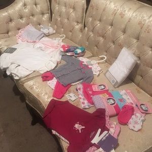 39pc Newborn girl basic essentials.